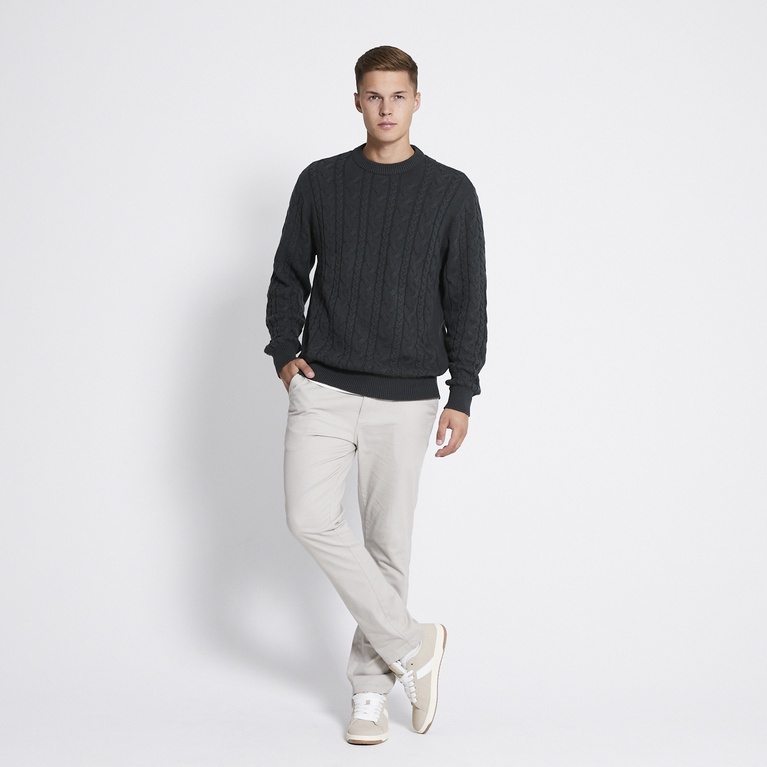 Flettestrikket genser "Tage"